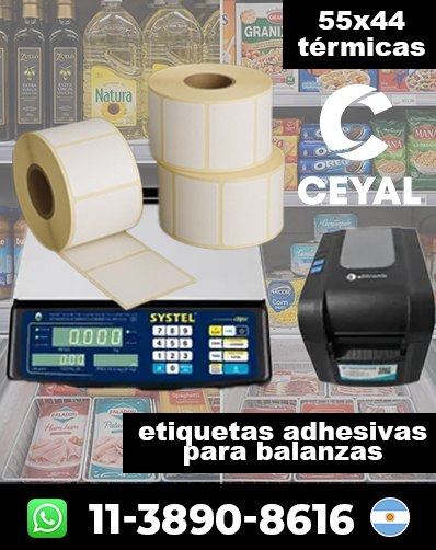 ETIQUETADO TÉRMICO BALANZAS - Atención inmediata