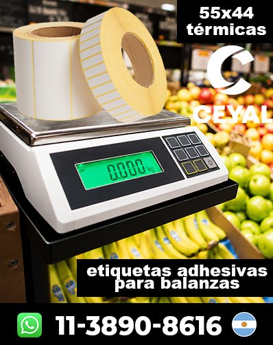 ETIQUETADO TÉRMICO BALANZAS – Atención inmediata