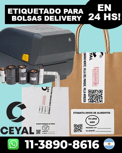 Etiquetas para Envíos de Ropa de Mercado Libre argentina