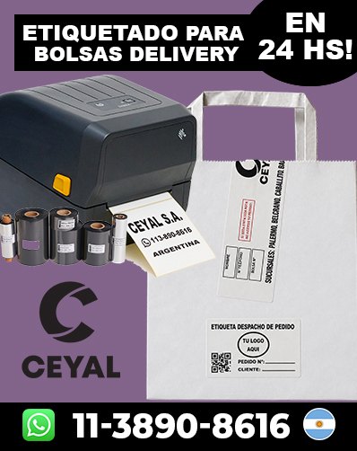 Etiquetas para Envíos de Ropa de Mercado Libre argentina