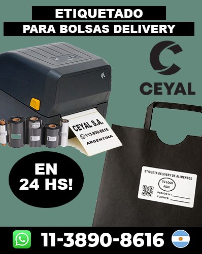 Etiquetas para Envíos de Ropa de Mercado Libre argentina