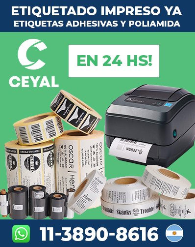 Etiquetas para Talles de Camisas Arg