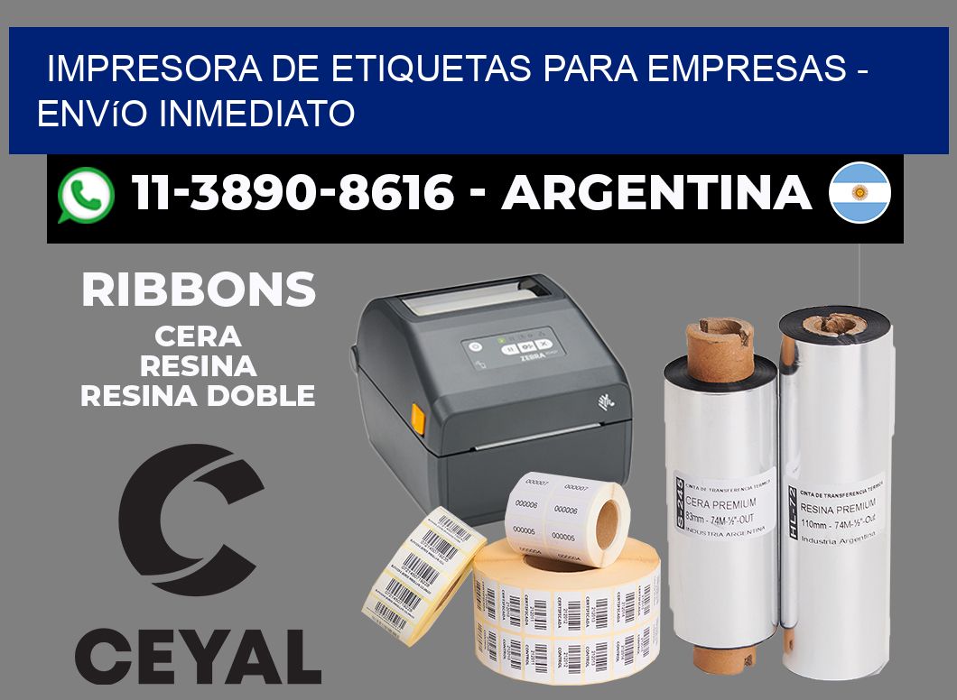 IMPRESORA DE ETIQUETAS PARA EMPRESAS - Envío inmediato